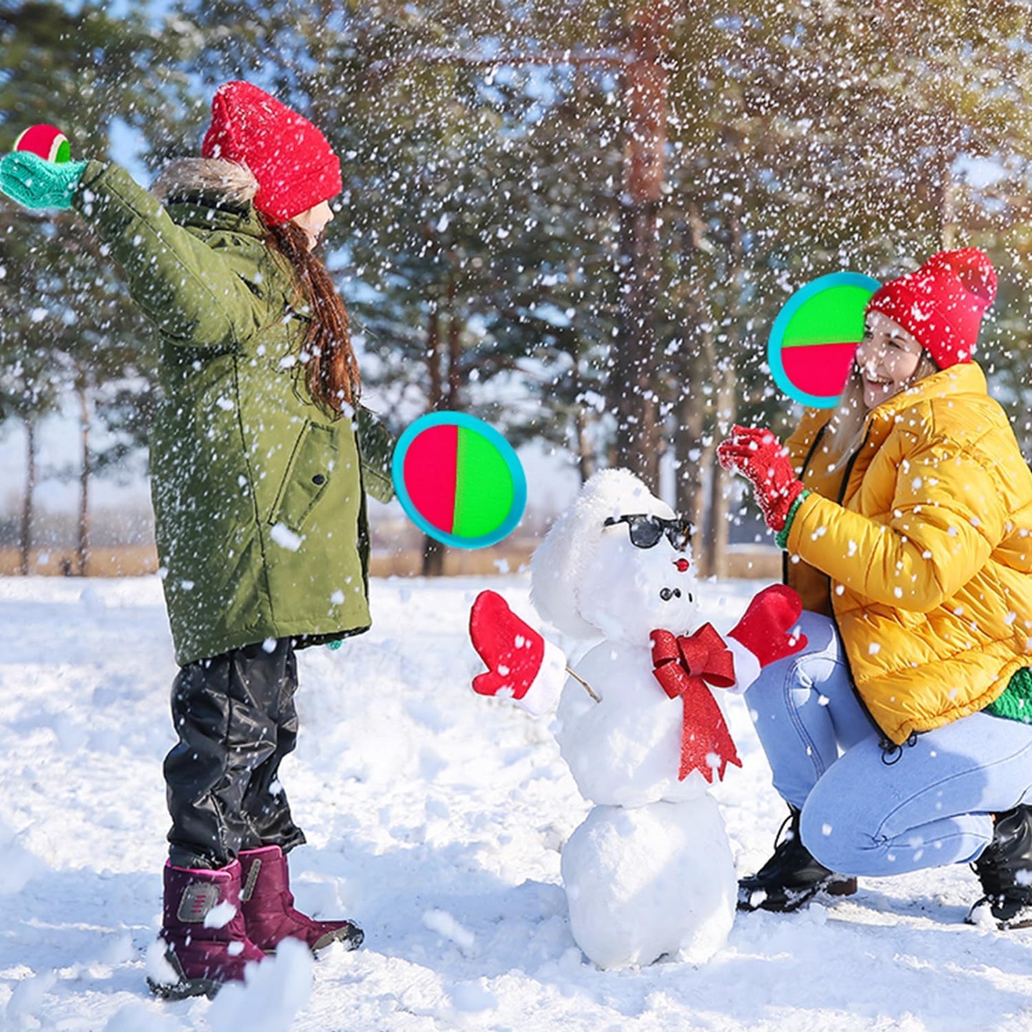 Toss and Catch Ball Game Outdoor Toys for Kids Yard Games Beach Toys outside Games for 3 4 5 6 7 8 9 10 Year Old Boys Girls (Upgraded)