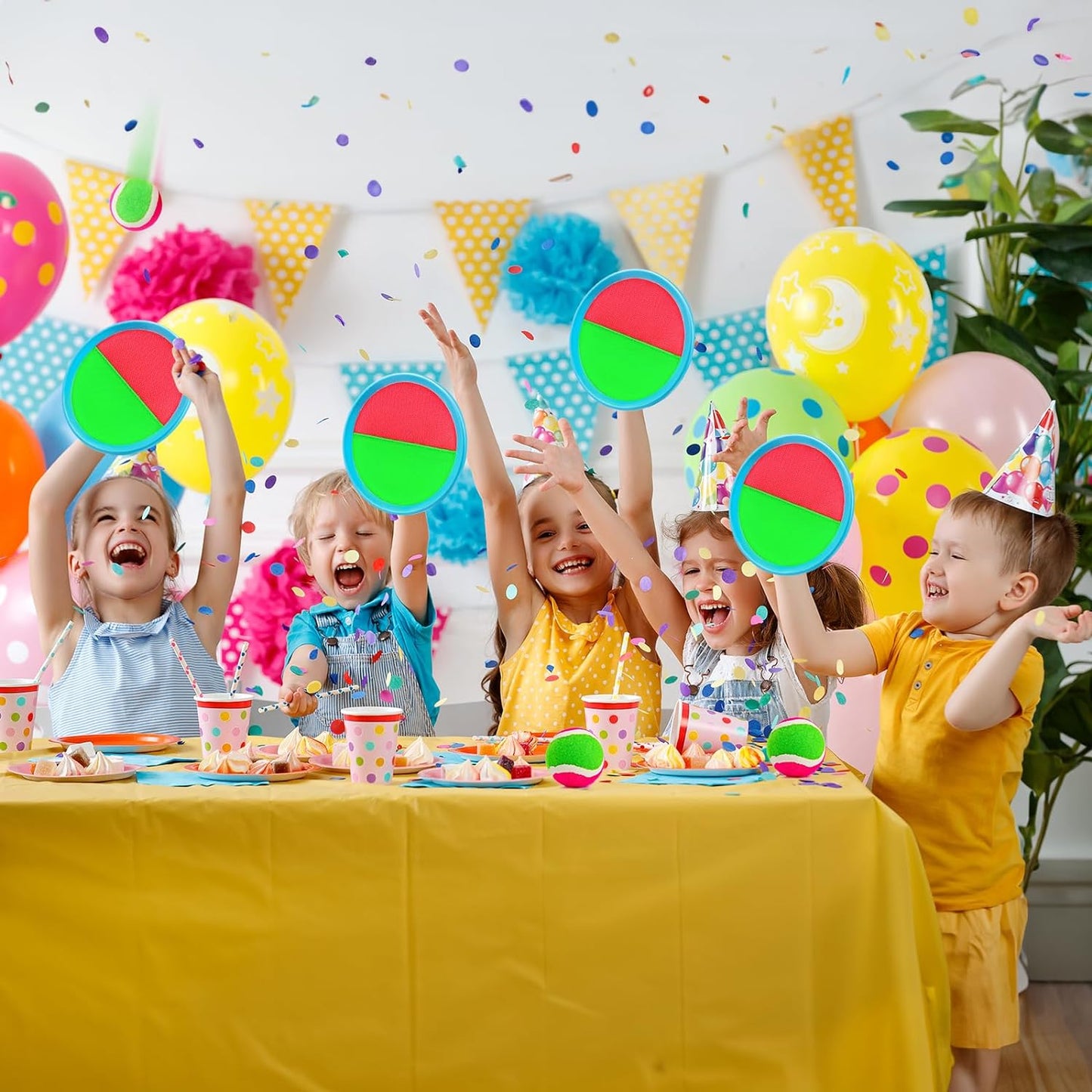 Toss and Catch Ball Game Outdoor Toys for Kids Yard Games Beach Toys outside Games for 3 4 5 6 7 8 9 10 Year Old Boys Girls (Upgraded)