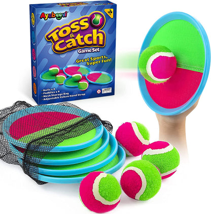 Toss and Catch Ball Game Outdoor Toys for Kids Yard Games Beach Toys outside Games for 3 4 5 6 7 8 9 10 Year Old Boys Girls (Upgraded)