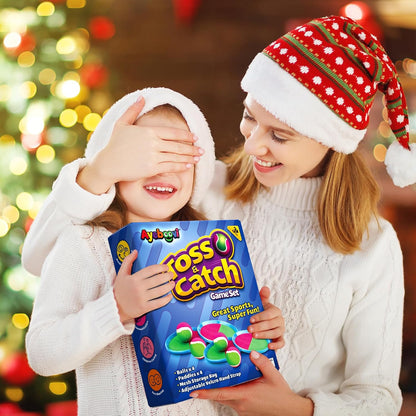 Toss and Catch Ball Game Outdoor Toys for Kids Yard Games Beach Toys outside Games for 3 4 5 6 7 8 9 10 Year Old Boys Girls (Upgraded)